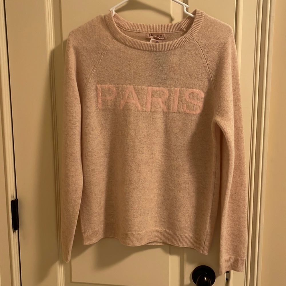 Philosophy sweater